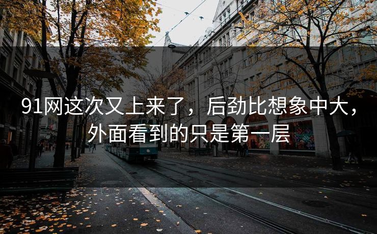 91网这次又上来了，后劲比想象中大，外面看到的只是第一层